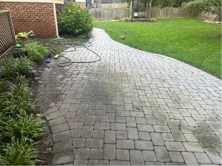 Before pressure washing